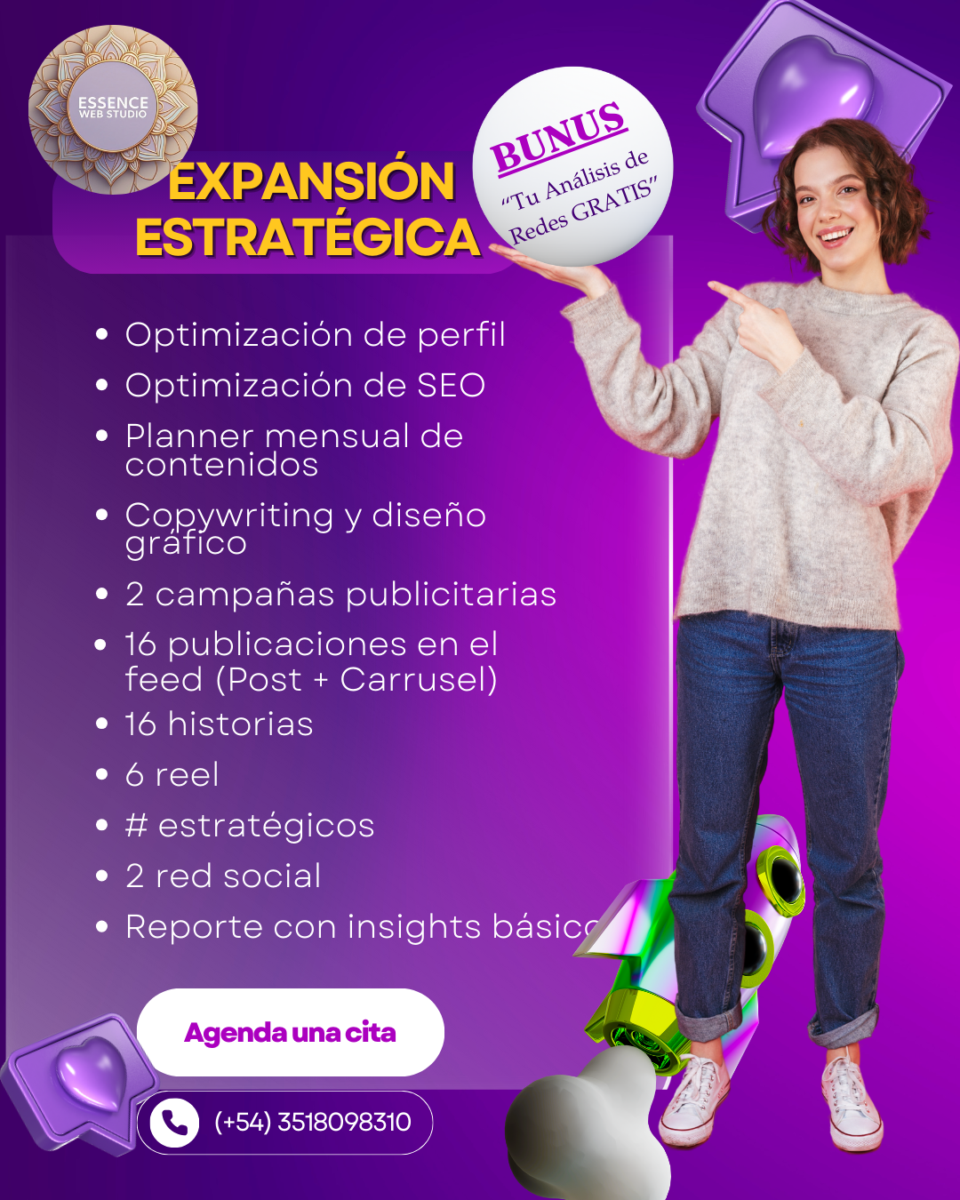 Plan Expansión Estratégica – Manejo de Redes Sociales